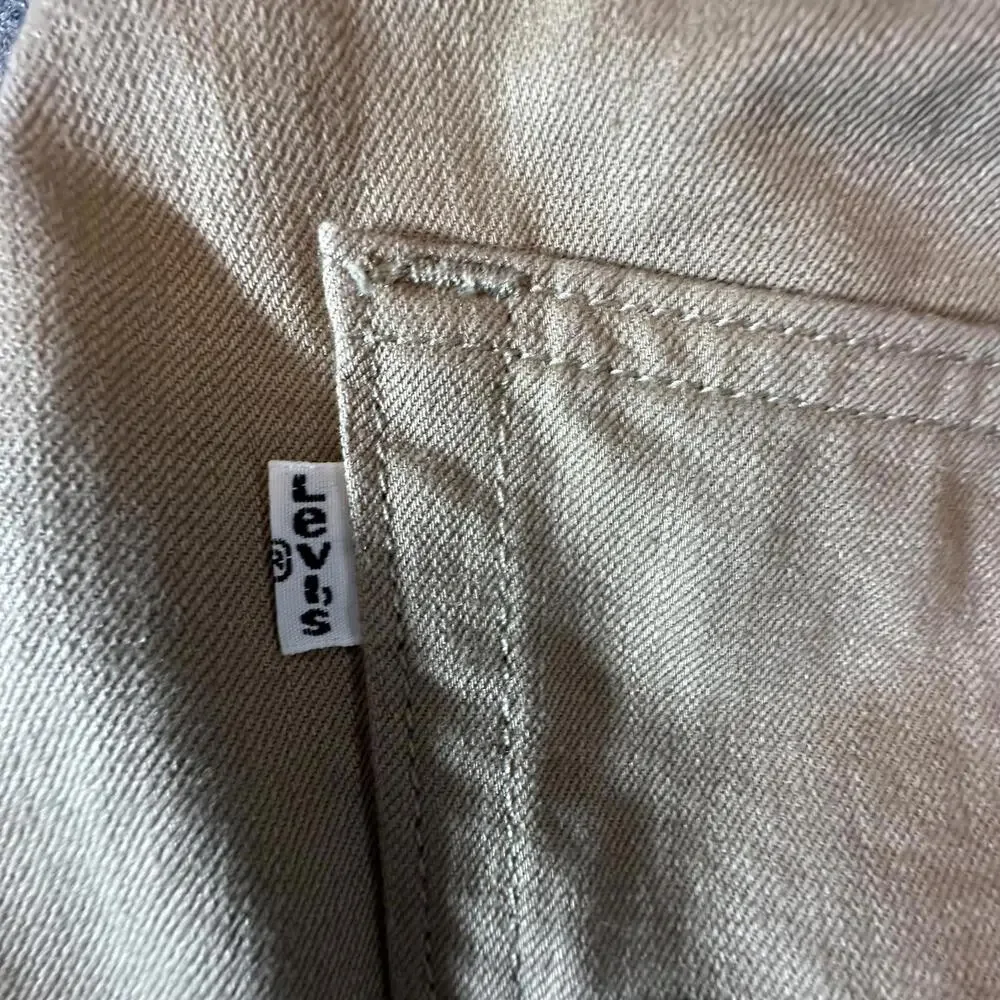Levi's 505 Regular Fit‎ Men’s Beige Jeans - W36 L30